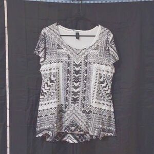 Vintage blouse with attached tank